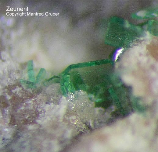 Mineralien Schwarzwald Schmiede Stollen Zeunerit