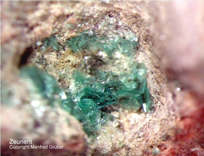 Mineralien Schwarzwald Schmiede Stollen Zeunerit