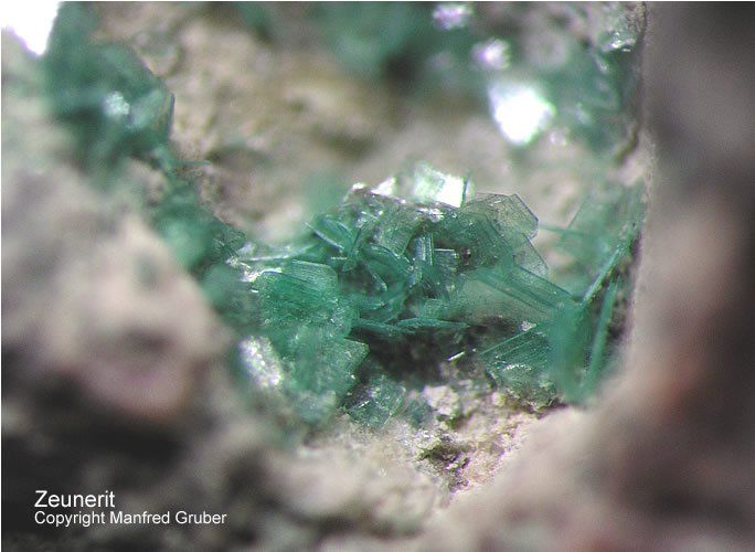 Mineralien Schwarzwald Schmiede Stollen Zeunerit