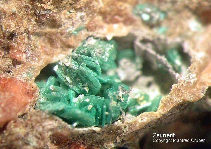 Mineralien Schwarzwald Schmiede Stollen Zeunerit