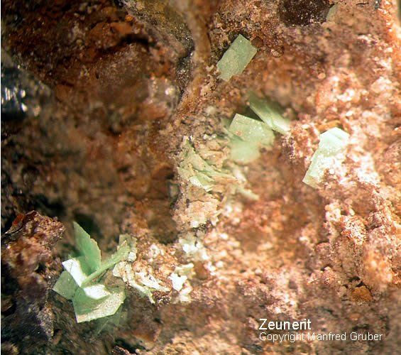 Mineralien Schwarzwald Schmiede Stollen Zeunerit