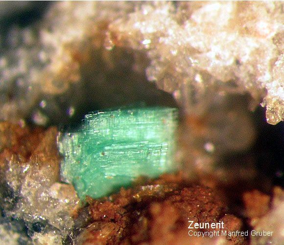 Mineralien Schwarzwald Schmiede Stollen Zeunerit