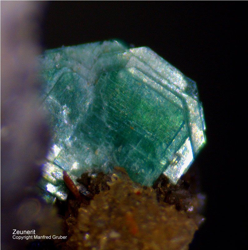 Mineralien Schwarzwald Schmiede Stollen Zeunerit