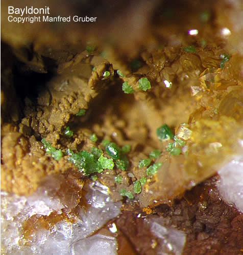 Mineralien Schwarzwald Silberbrünnle Haigerachtal Bayldonit