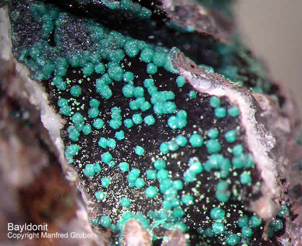 Mineralien Schwarzwald Silberbrünnle Haigerachtal Bayldonit