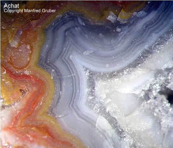 Mineralien Schwarzwald Silberbrünnle Haigerachtal Achat