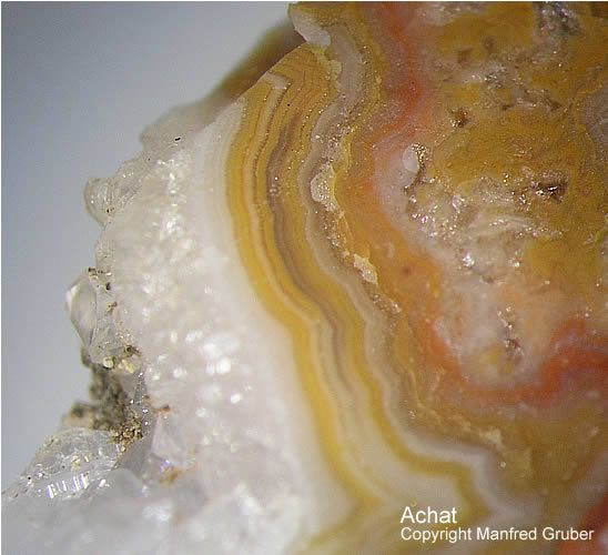 Mineralien Schwarzwald Silberbrünnle Haigerachtal Achat