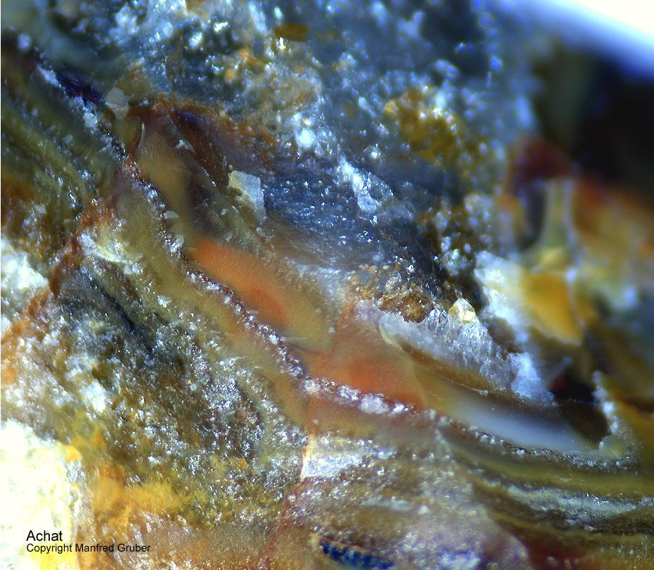 Mineralien Schwarzwald Silberbrünnle Haigerachtal Achat