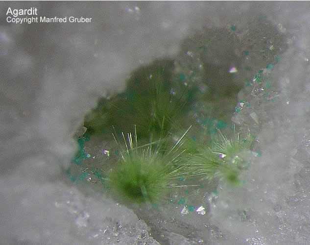 Mineralien Schwarzwald Silberbrünnle Haigerachtal Agardit