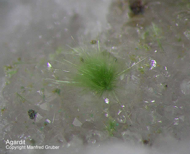 Mineralien Schwarzwald Silberbrünnle Haigerachtal Agardit