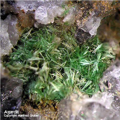 Mineralien Schwarzwald Silberbrünnle Haigerachtal Agardit