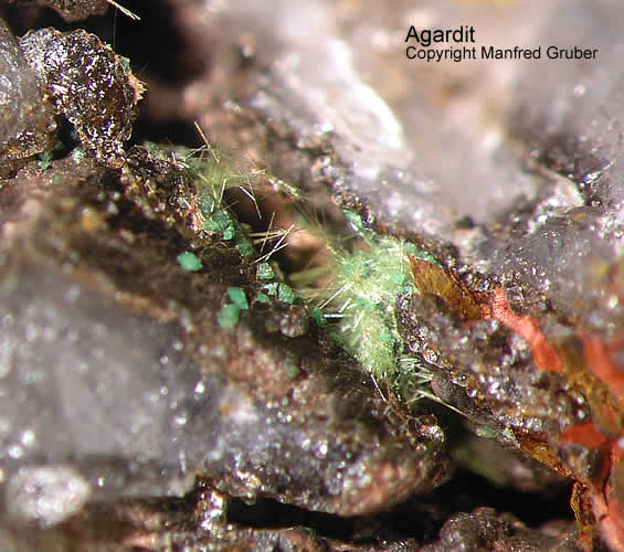 Mineralien Schwarzwald Silberbrünnle Haigerachtal Agardit