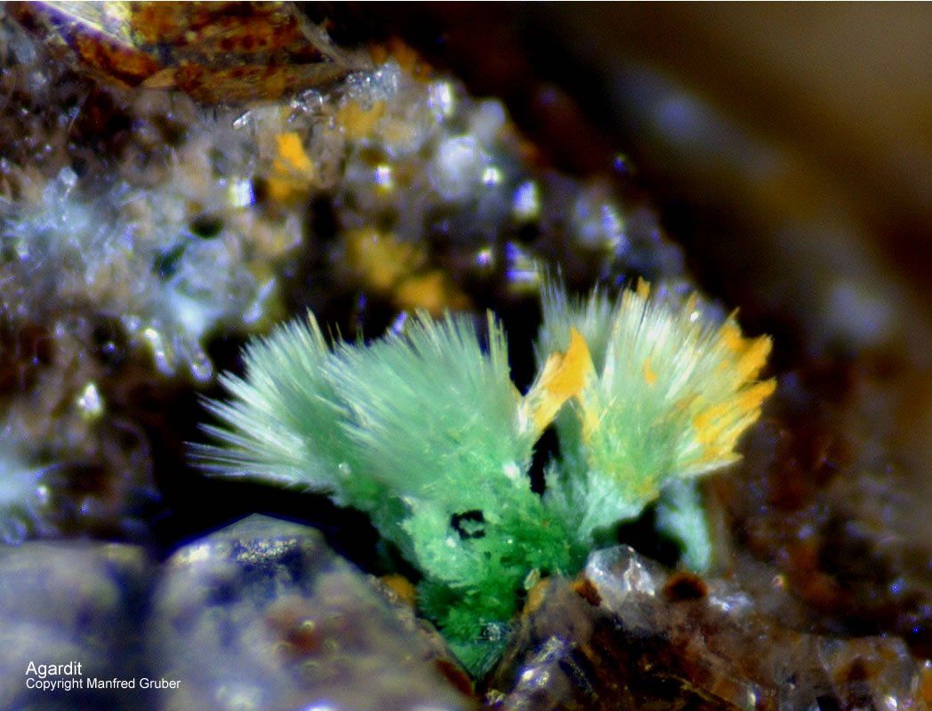 Mineralien Schwarzwald Silberbrünnle Haigerachtal Agardit