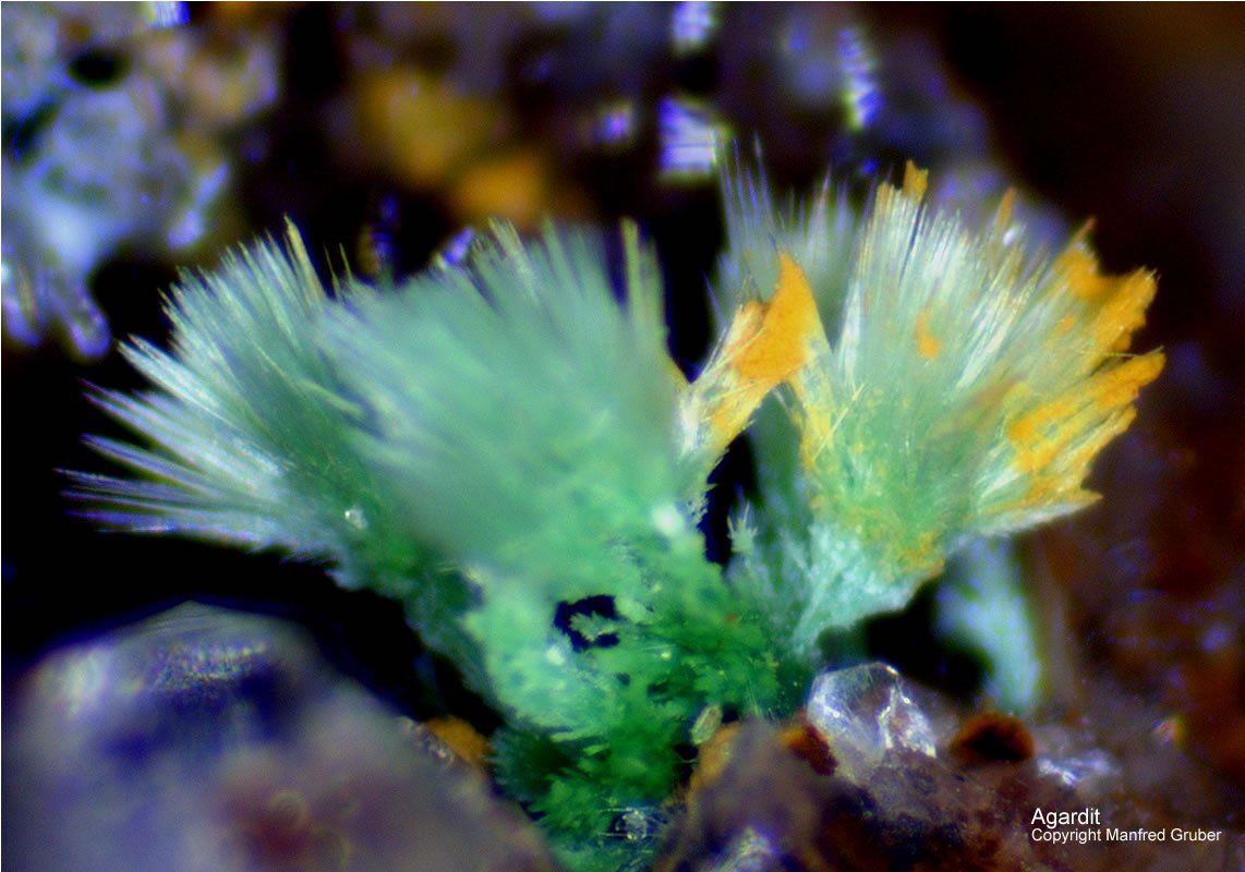 Mineralien Schwarzwald Silberbrünnle Haigerachtal Agardit