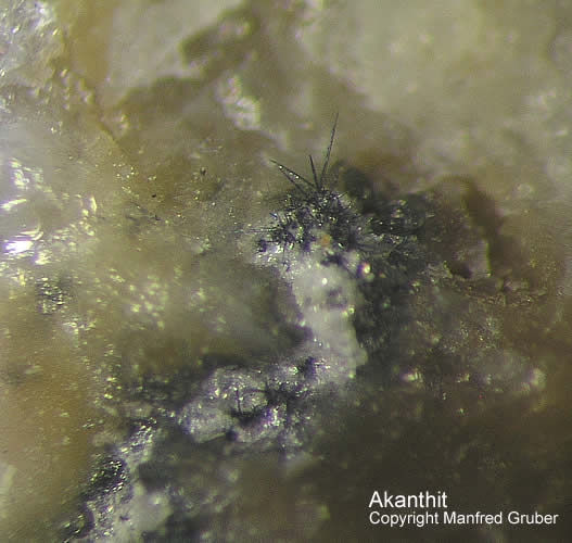 Mineralien Schwarzwald Silberbrünnle Haigerachtal Akanthit