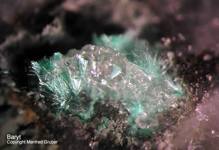 Mineralien Schwarzwald Silberbrünnle Haigerachtal Baryt