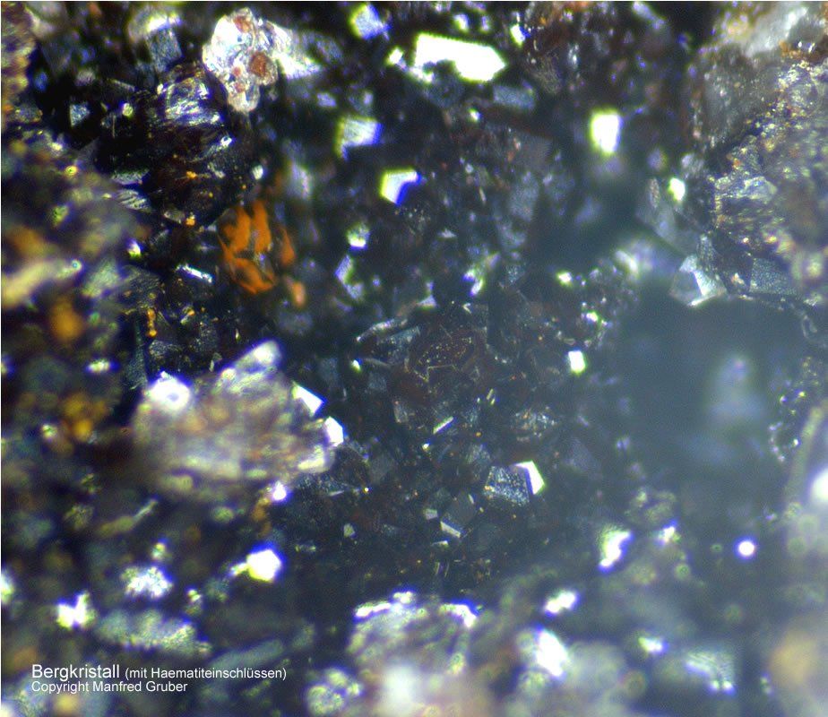 Mineralien Schwarzwald Silberbrünnle Haigerachtal Bergkristall(Quarz)