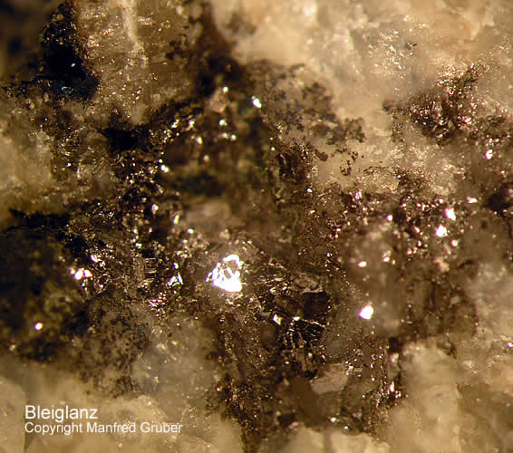 Mineralien Schwarzwald Silberbrünnle Haigerachtal Bleiglanz Galenit