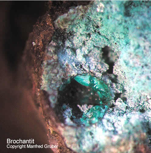 Mineralien Schwarzwald Silberbrünnle Haigerachtal Brochantit