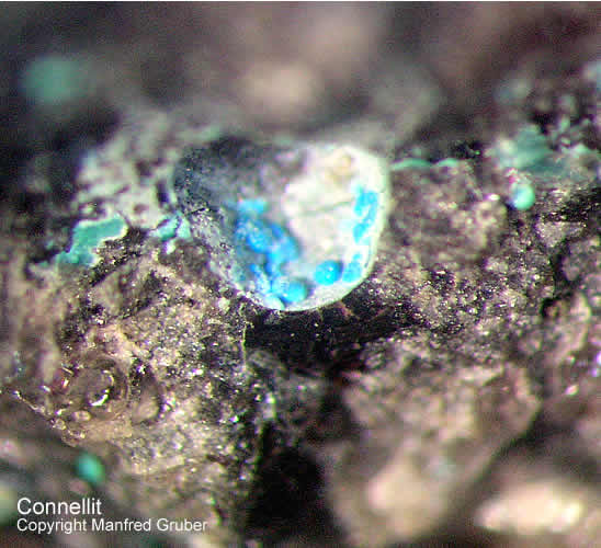 Mineralien Schwarzwald Silberbrünnle Haigerachtal Connellit