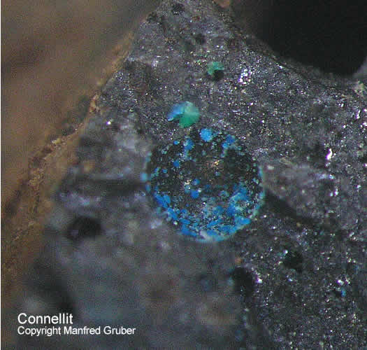 Mineralien Schwarzwald Silberbrünnle Haigerachtal Connellit