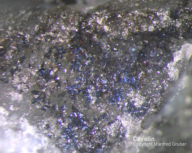 Mineralien Schwarzwald Silberbrünnle Haigerachtal Covellin