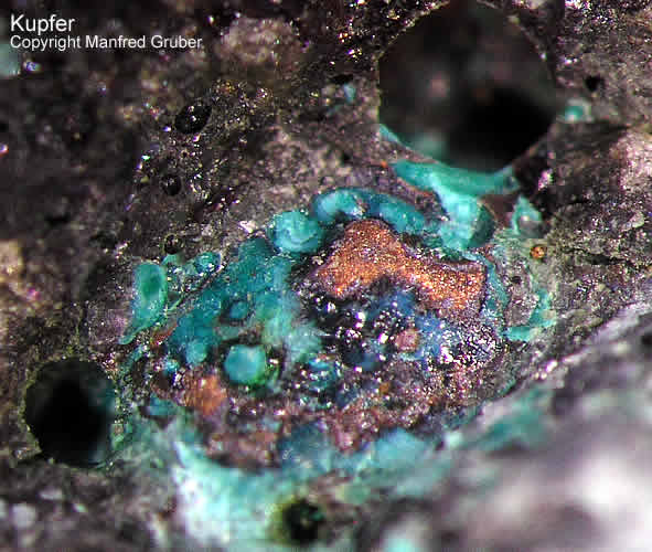 Mineralien Schwarzwald Silberbrünnle Haigerachtal Kupfer