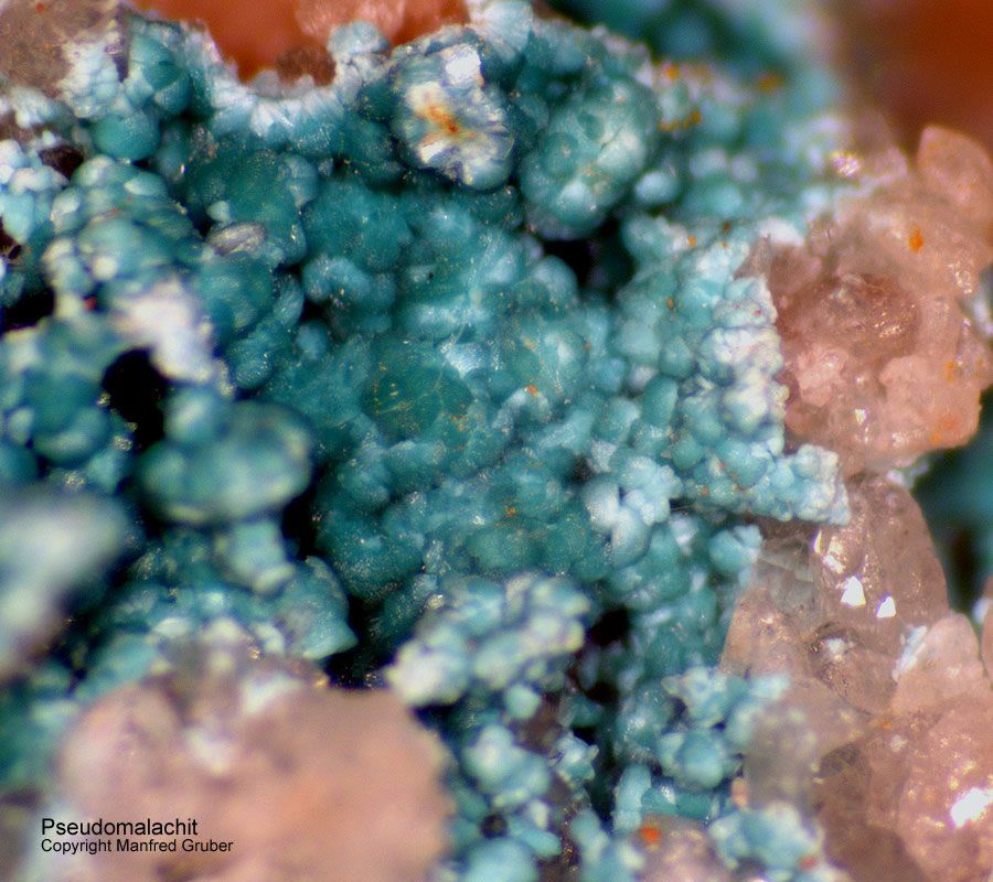 Mineralien Schwarzwald Silberbrünnle Haigerachtal Pseudomalachit