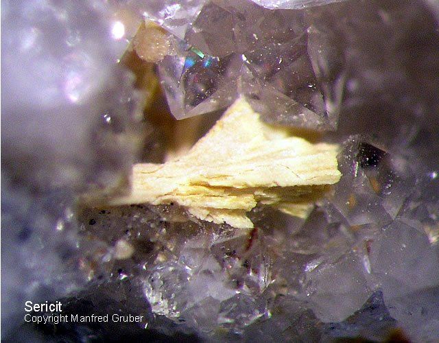 Mineralien Schwarzwald Silberbrünnle Haigerachtal Sericit