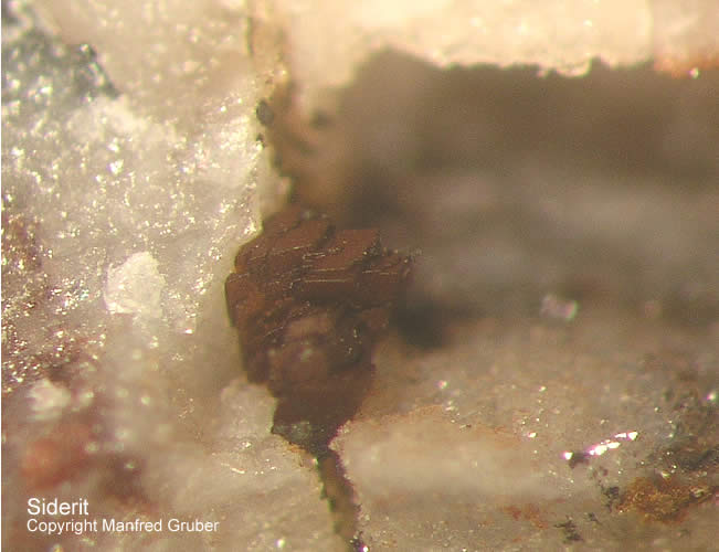 Mineralien Schwarzwald Silberbrünnle Haigerachtal Siderit