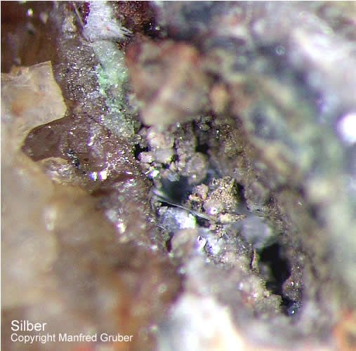 Mineralien Schwarzwald Silberbrünnle Haigerachtal Silber