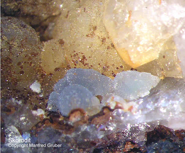 Mineralien Schwarzwald Silberbrünnle Haigerachtal Skorodit