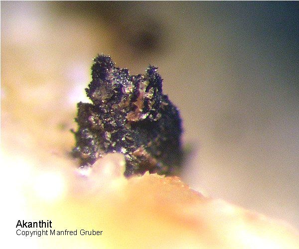 Mineralien Schwarzwald Grube Sophia Akanthit Wittichen