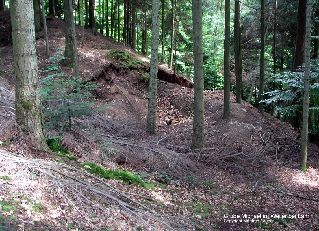 Fundstelle Grube Michael im Weiler bei Lahr