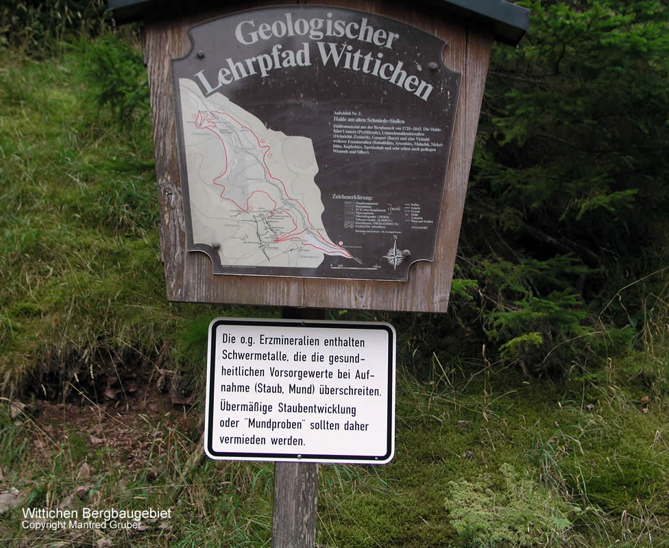 Schwarzwald Wittichen Schmiede Stollen Halde