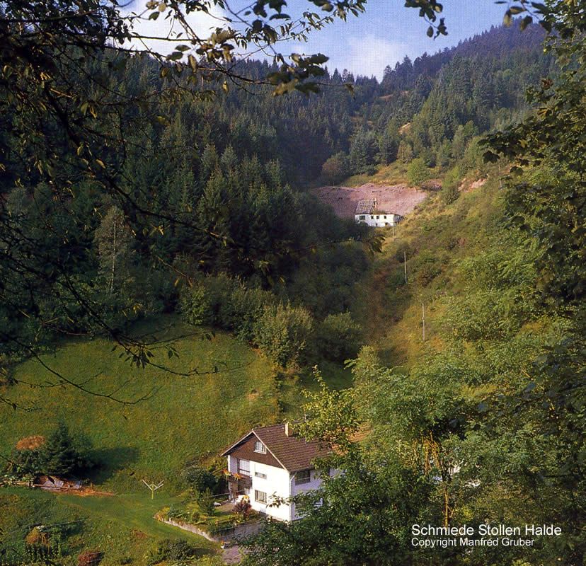 Schwarzwald Wittichen Schmiede Stollen Halde