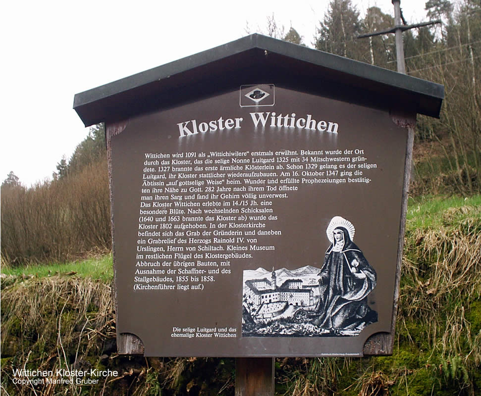 Schwarzwald Wittichen Schmiede Stollen Kloster Kirche