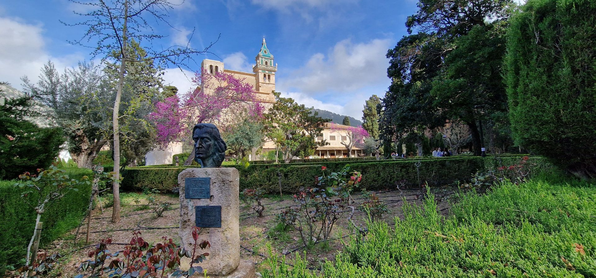 Rosengarten von Chopin in Valldemossa