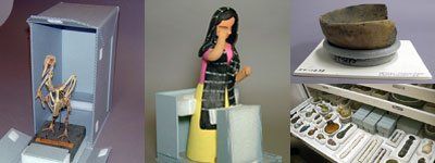 Collage of images of storage mounts
