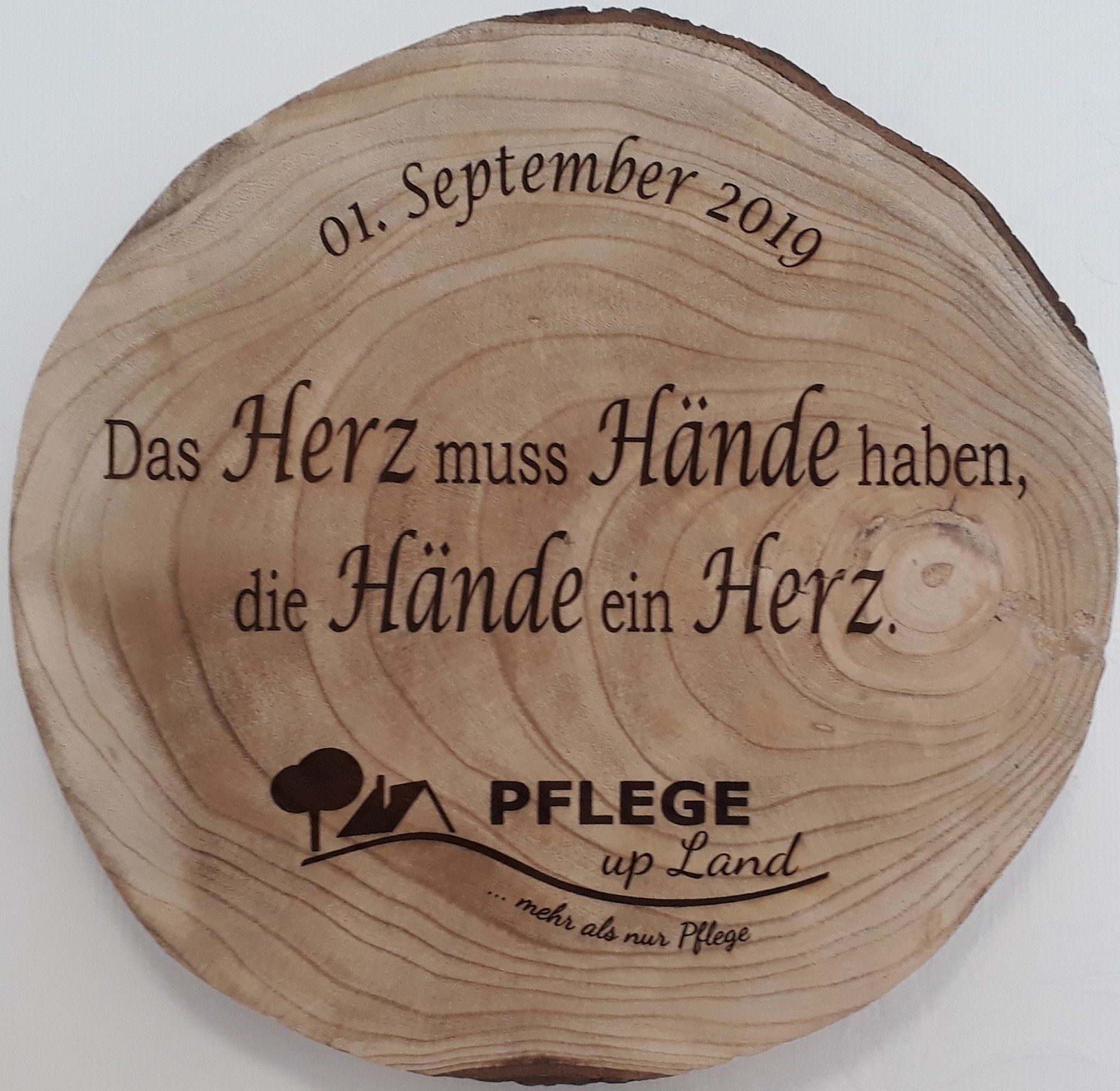 Pflege up Land Einweihungsgeschenk Pflege up Land
