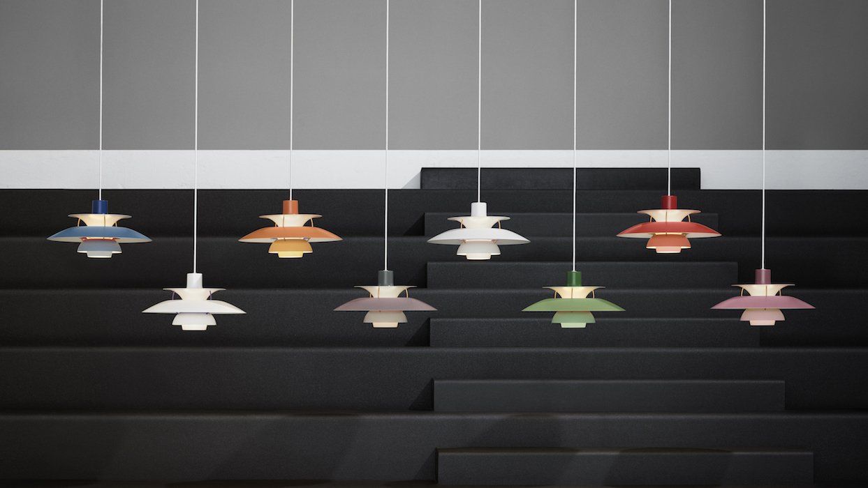 Leuchte PH 5 von Louis Poulsen in verschiedenen Farben