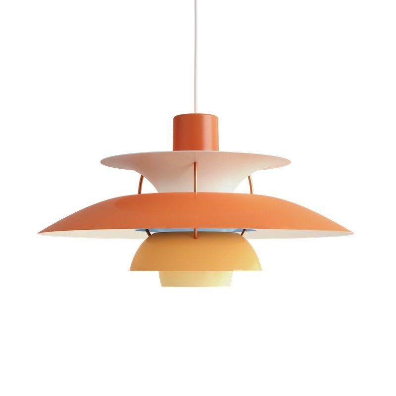 Leuchte PH 5 von Louis Poulsen in orange