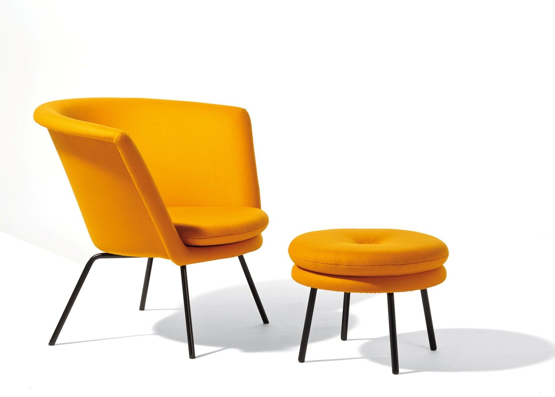 Sessel H57 von Herbert Hirche aus den 50er Jahren, neu produziert von der Firma Richard Lampert