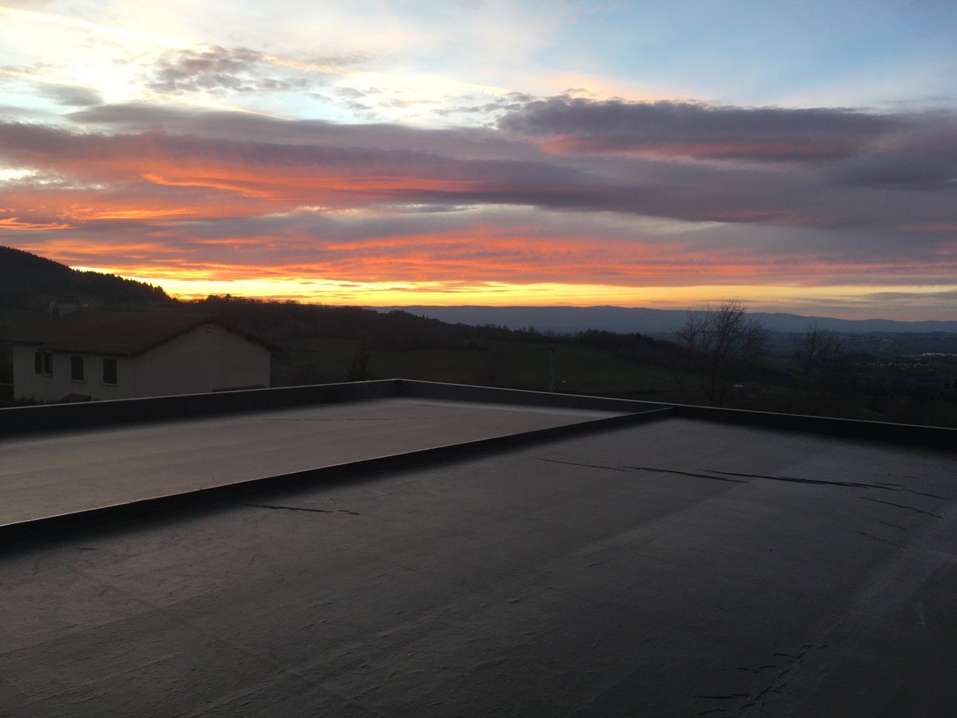 toiture terrasse de SN-bois La monnerie le Montel