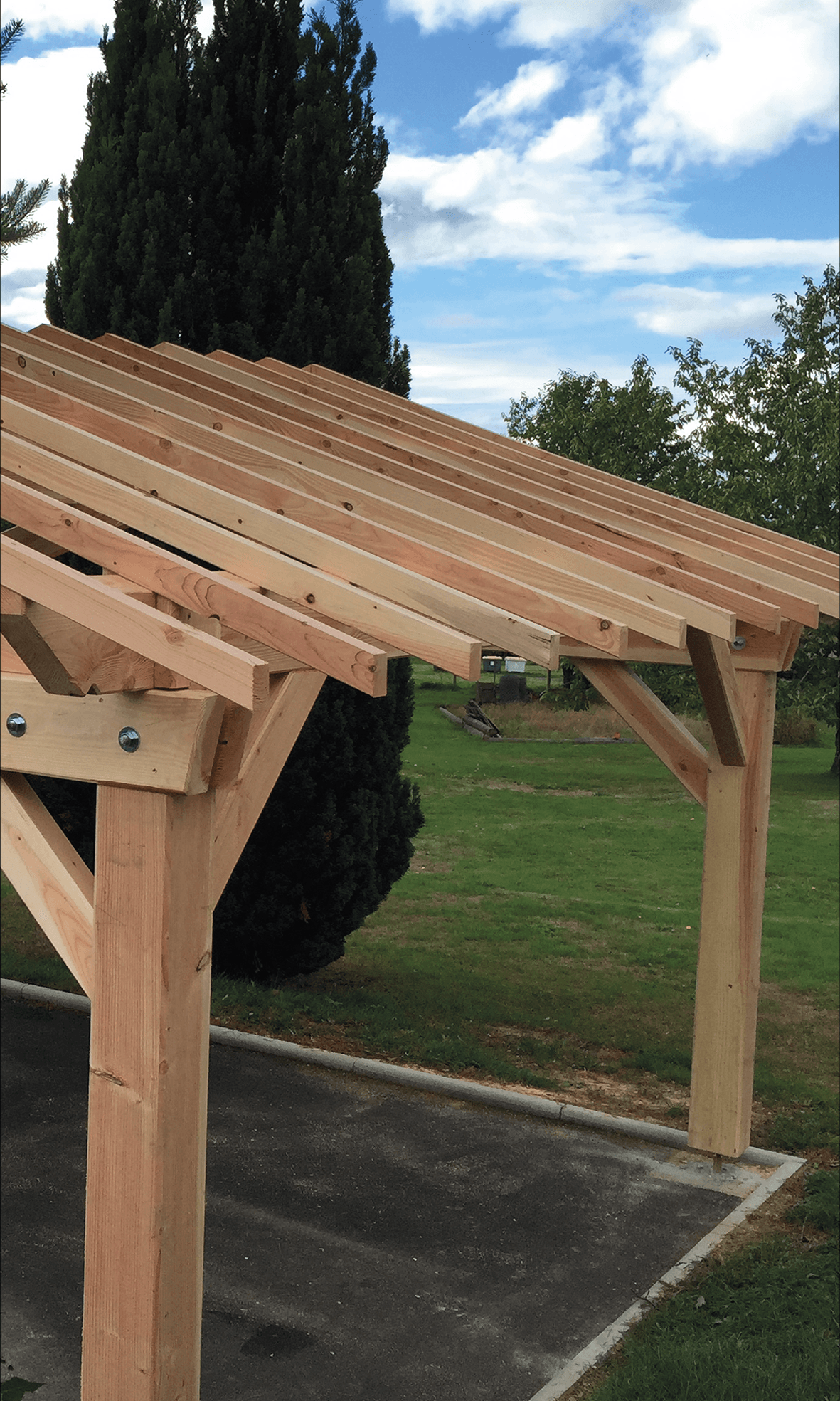 vue terrasse bois terminée par SN BOIS