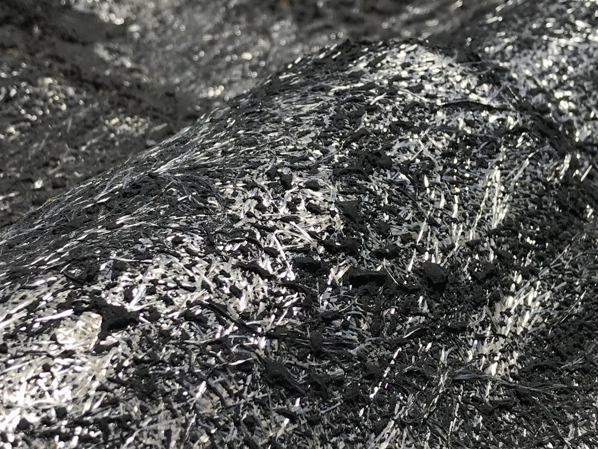 Estado de deterior de un material con amianto