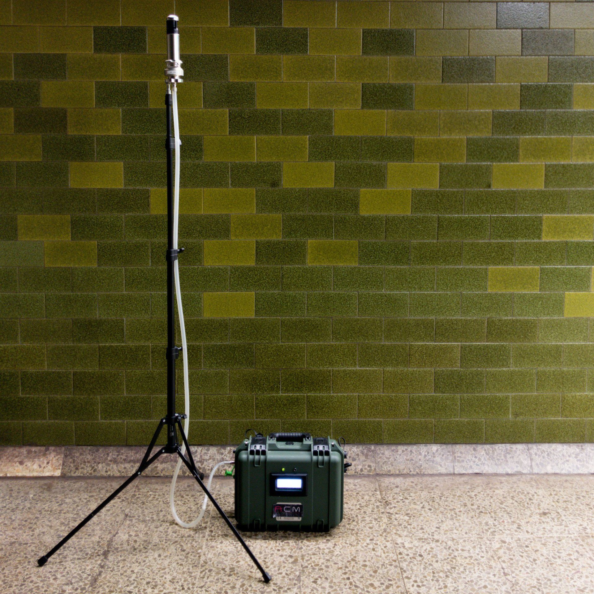 bomba muestreo ambiental amianto punto fijo