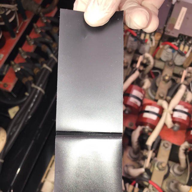 Control final de superficies tratadas con amianto