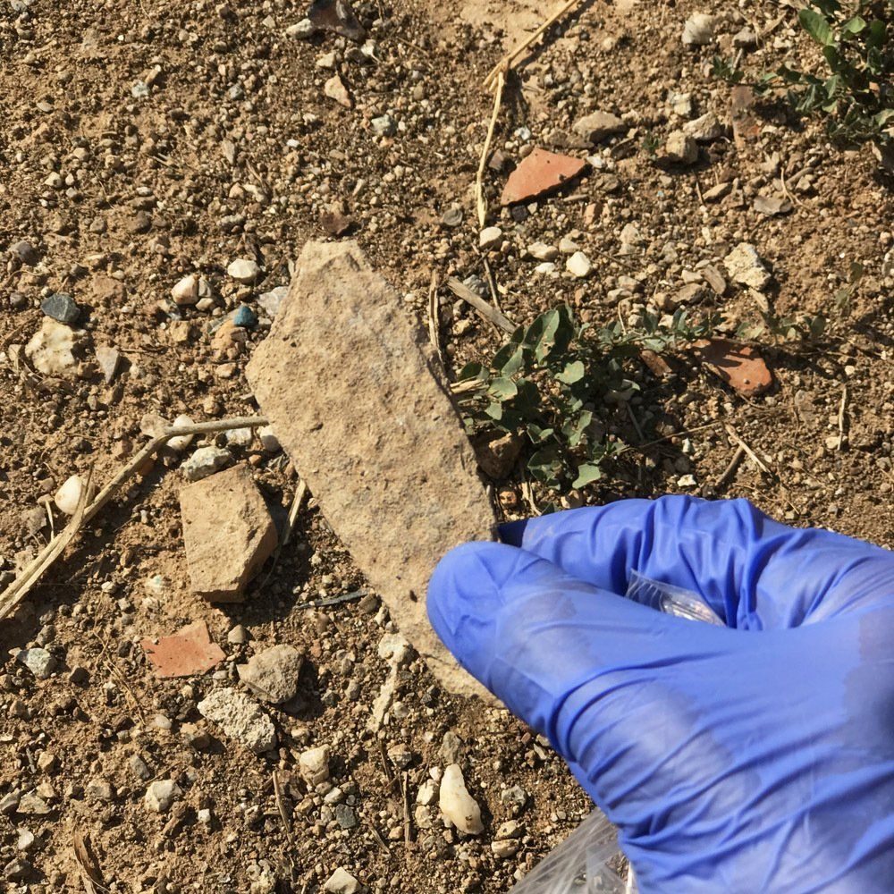 amianto en tierras suelos rellenos