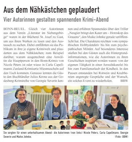 #mörderischeschwestern #Lesung #Thriller #Bücherei